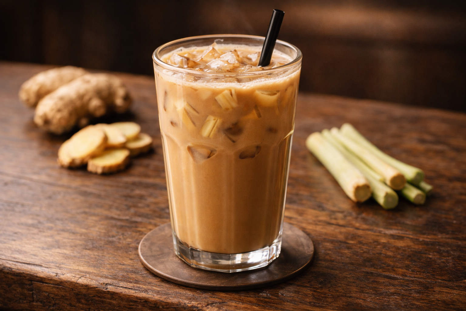 Ginger Lemongrass Cold Coffee